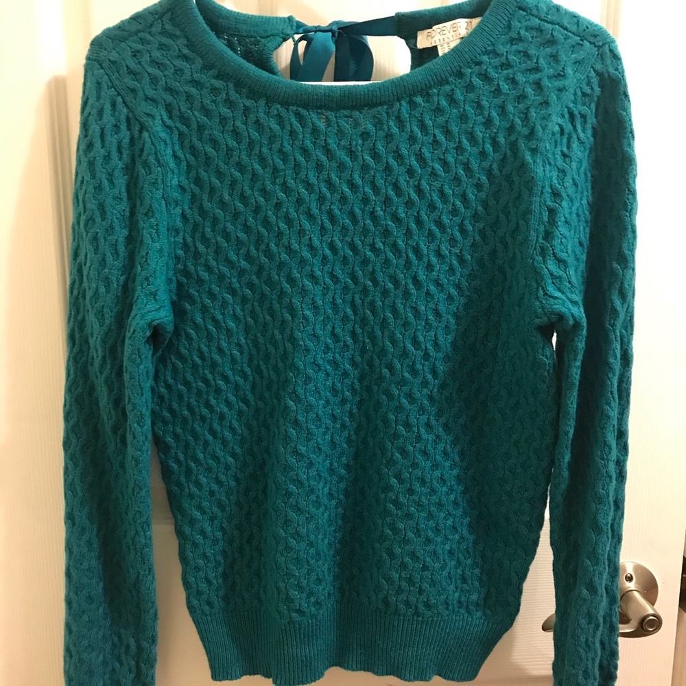 Teal Winter Sweater
